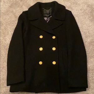 J CREW STADIUM CLOTH PEACOAT